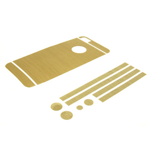 Luxury Champagne Gold Full Body Wrap Decal Skin Sticker for iPhone 5 5S