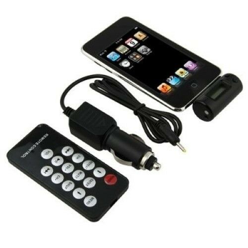 FM Transmitter With Car Charger Remote for iPhone 4 3GS 3G 2G iPod Touch