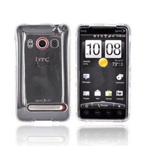 Crystal Clear Hard Cover Case Skin for Sprint HTC EVO 4G New