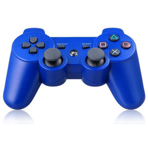2x Blue Wireless Bluetooth Game Controller Pad For Sony PS3 Playstation 3